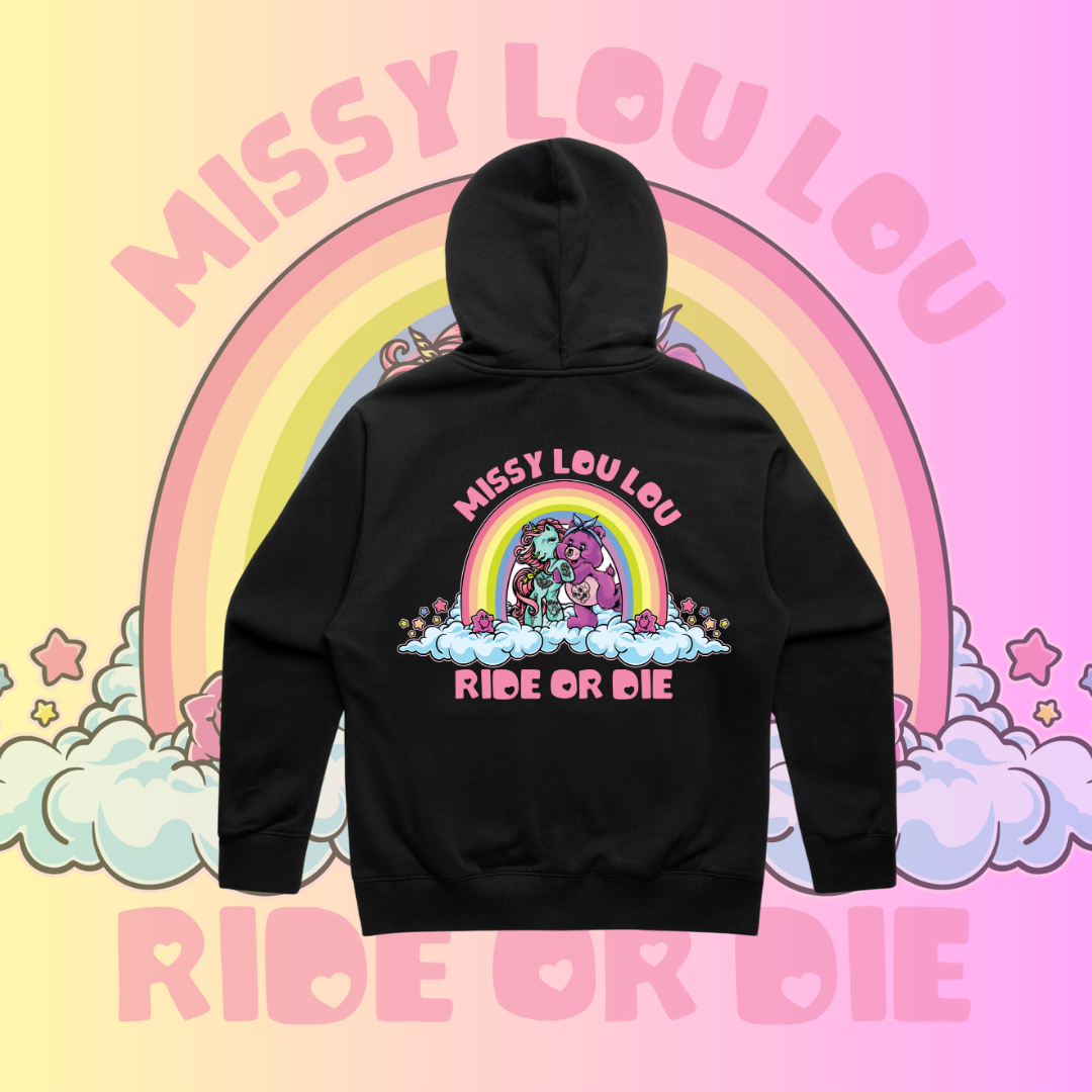 Ride or Die  - Zipper Hoodie