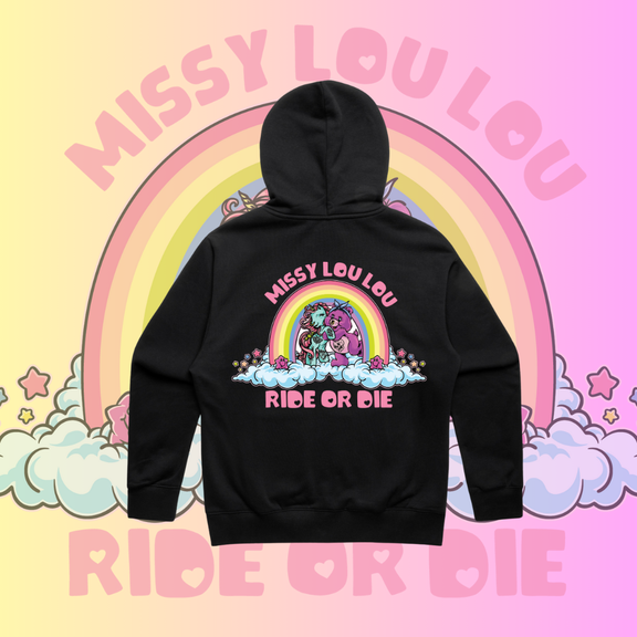 Ride or Die  - Zipper Hoodie