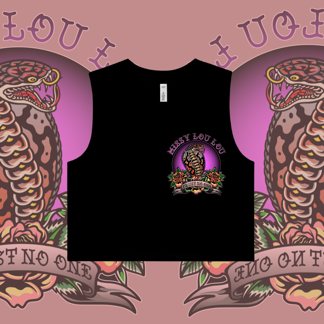 Trust No One - Crop Tank