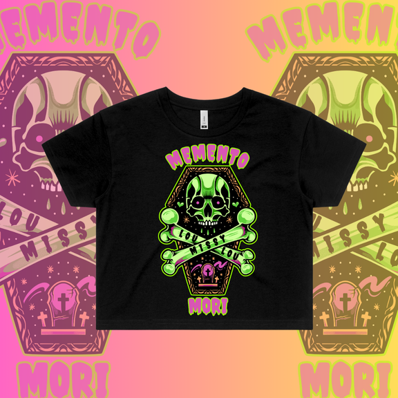 MEMENTO MORI -  Crop Tees
