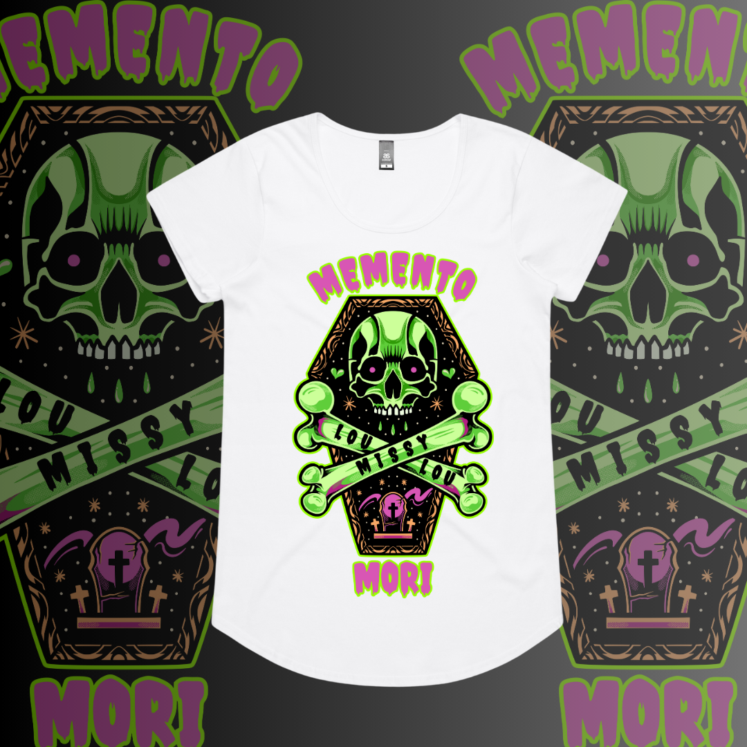 MEMENTO MORI - Drop neck tees