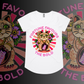 MISS KITTY   - Drop neck tee, Front design