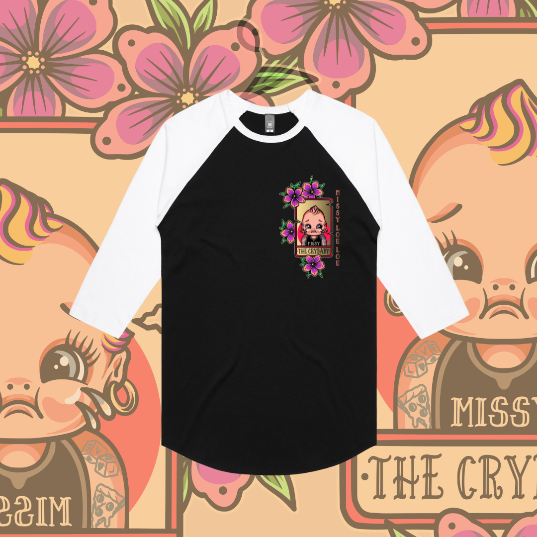 Cry Baby - Baseball tee