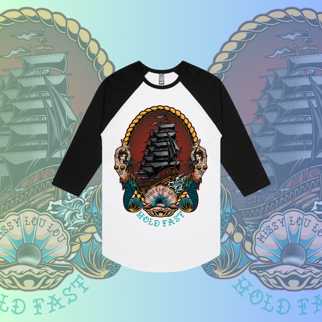 BLACK PEARL - Baseball tee