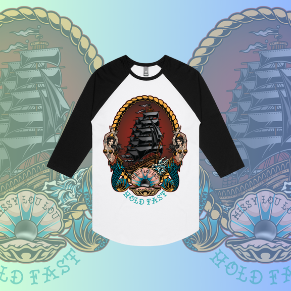 BLACK PEARL - Baseball tee