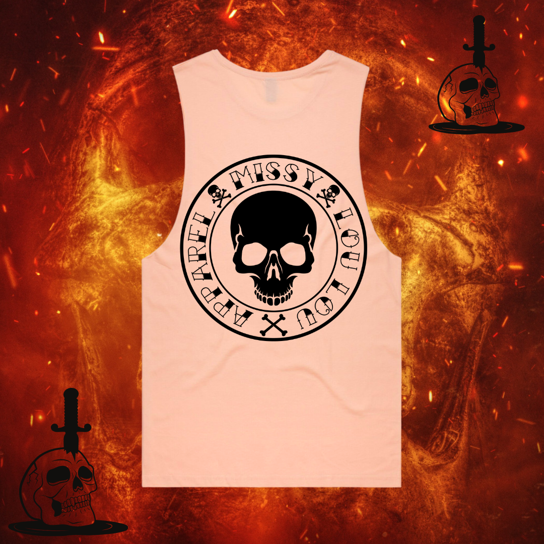 SKULL & BONES  - Unisex Surfer Tank