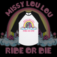 Ride or Die - Baseball tee, white front