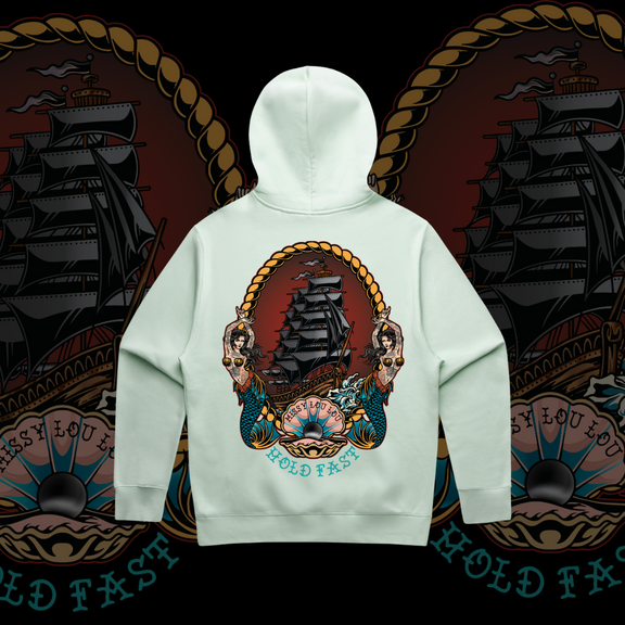 Black Pearl  - Unisex Lime Crime Hood