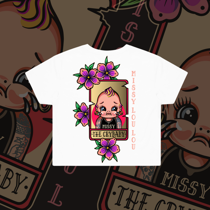 CRY BABY  - Crop Tees