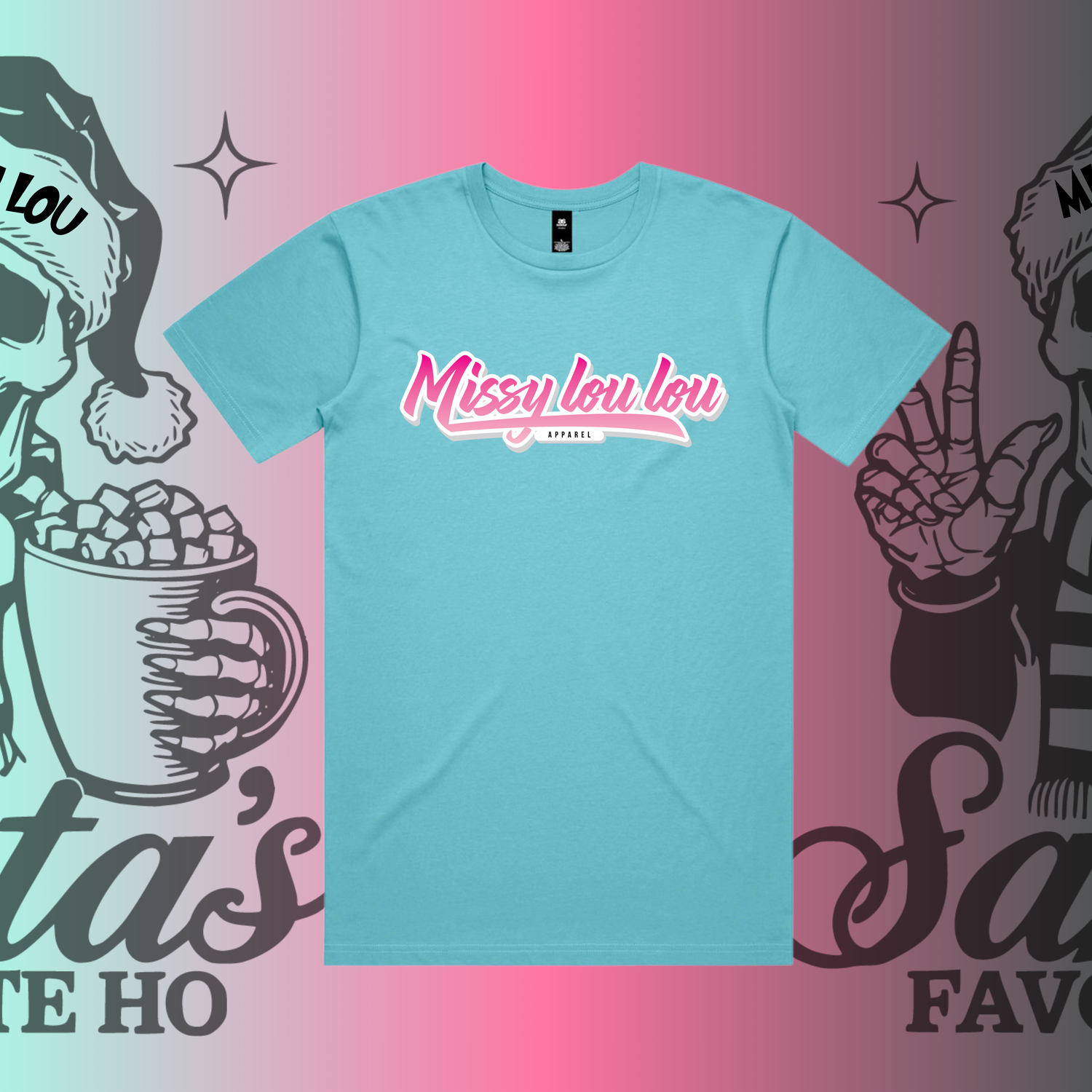 SANTAS FAVOURITE HO -  Unisex Tee, Pocket design