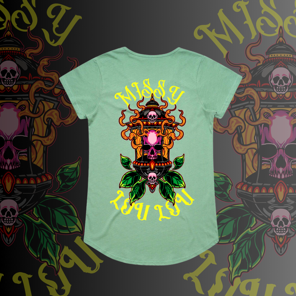 LIGHTS OUT  - Drop neck tee, Pocket design