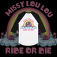 Ride or Die - Baseball tee, white front