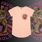 MISS KITTY   - Drop neck tee, Pocket design