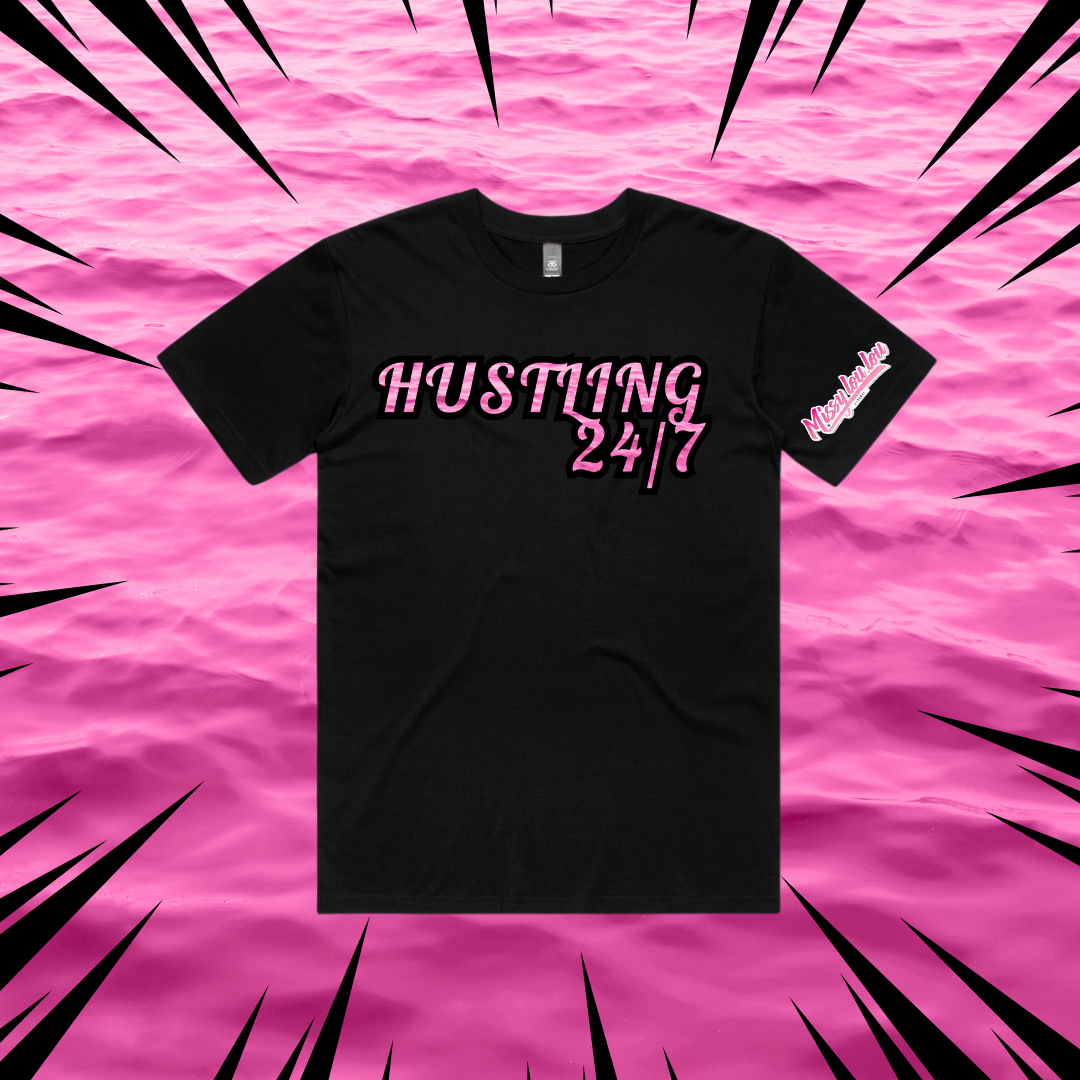 HUSTLING 24/7 -  Short Unisex Tee