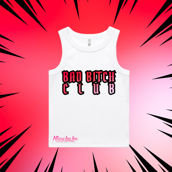 BAD BITCH CLUB   - Rib Tank