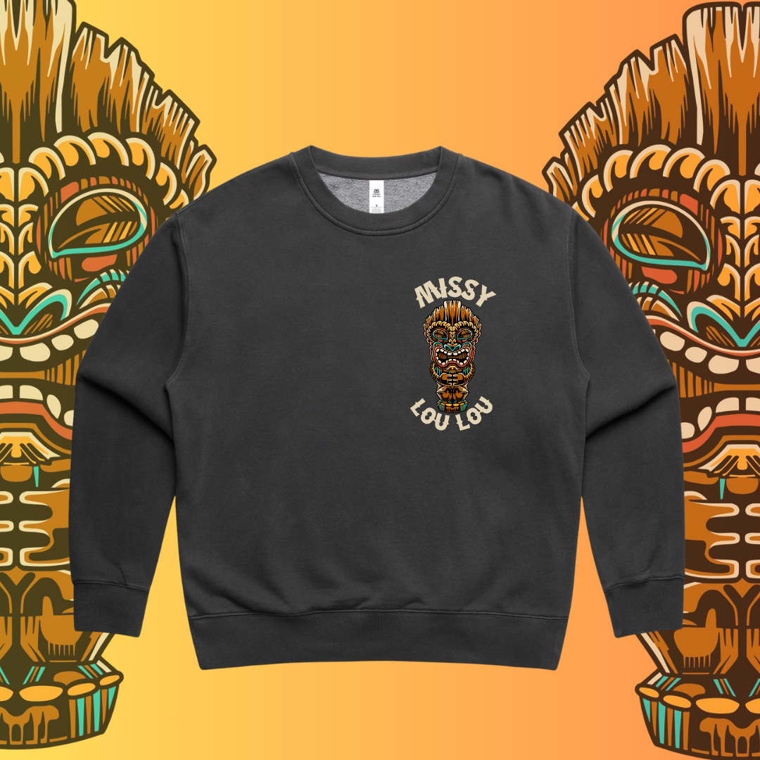 Tiki - Women's relaxed faded crew