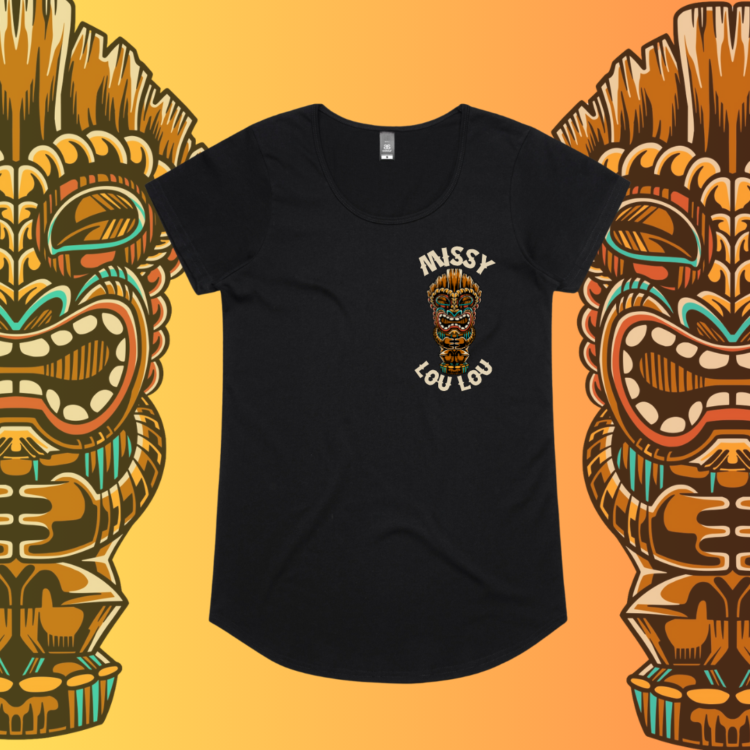 Tiki  - Drop neck tee's