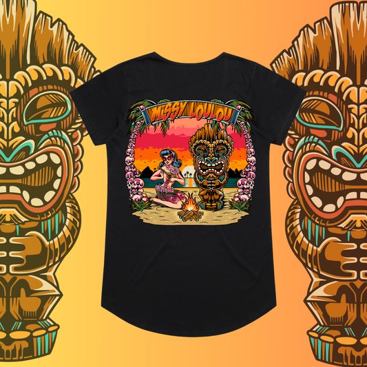 Tiki  - Drop neck tee's
