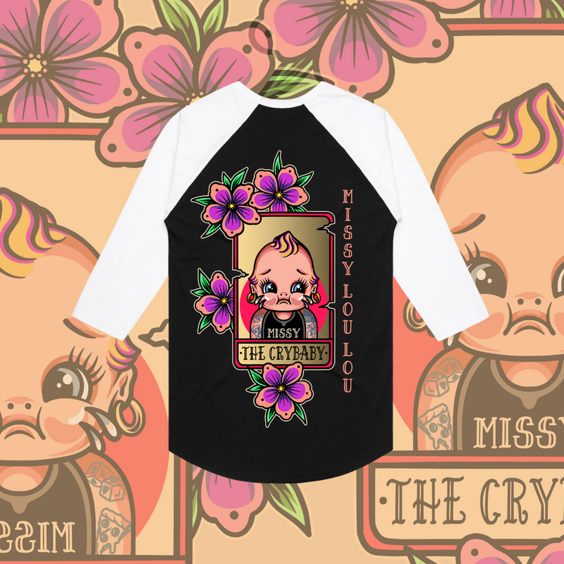 Cry Baby - Baseball tee