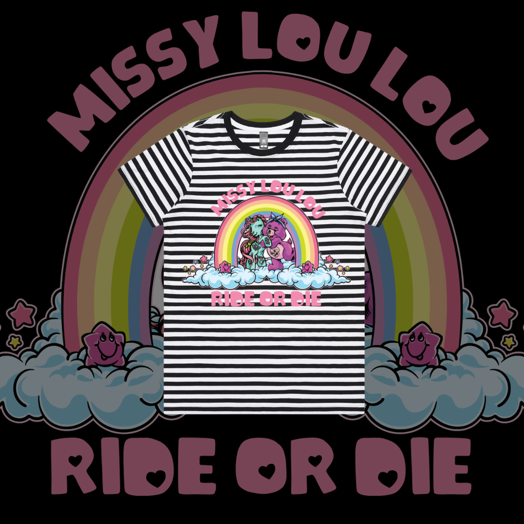 Ride or Die - Stripe Tee