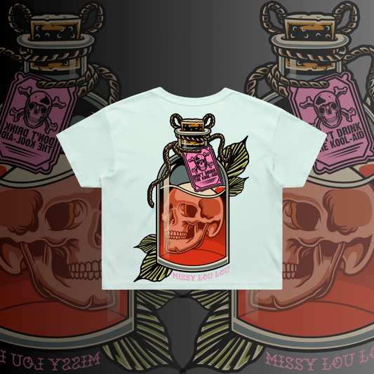 BAD DECISIONS - Crop Tee's
