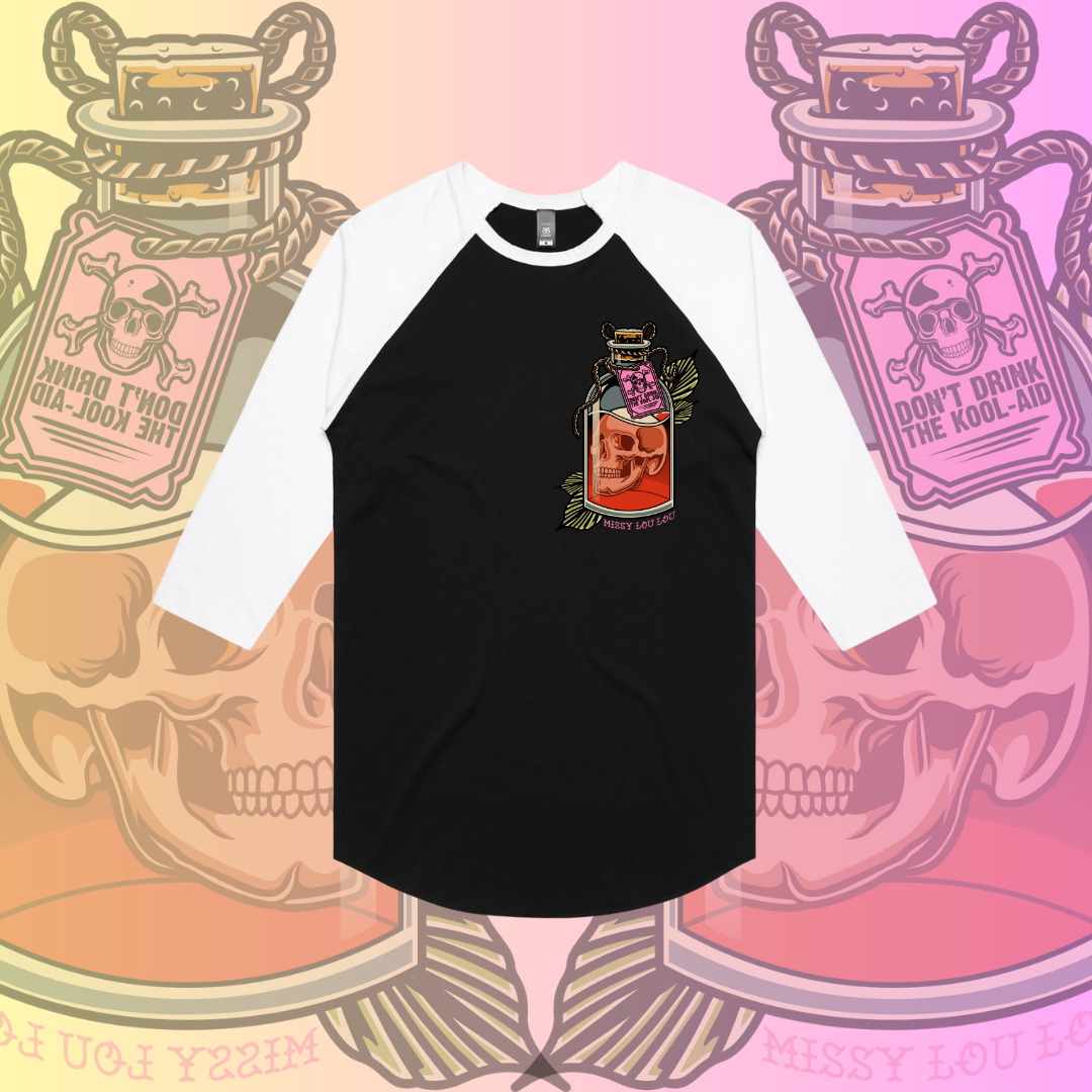 BAD DECISIONS - Baseball tee, Pocket Design