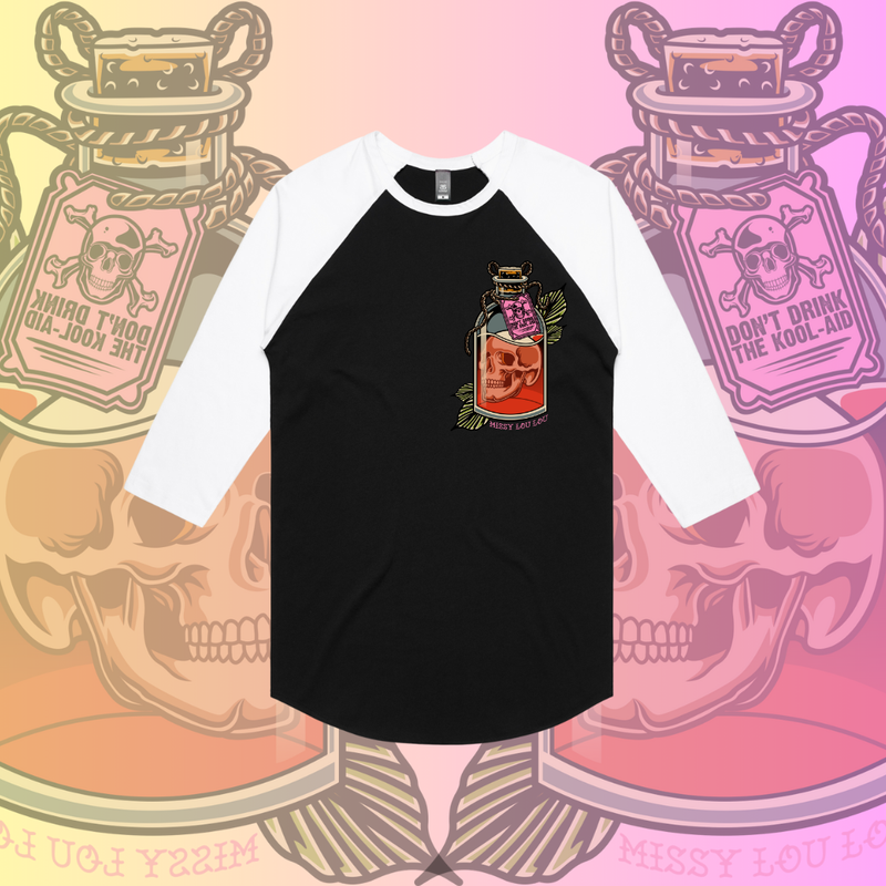 BAD DECISIONS - Baseball tee, Pocket Design
