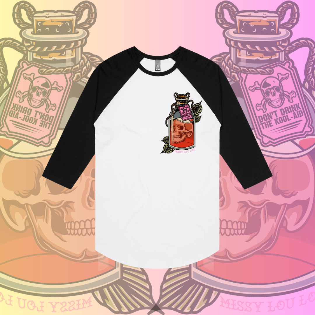 BAD DECISIONS - Baseball tee, Pocket Design