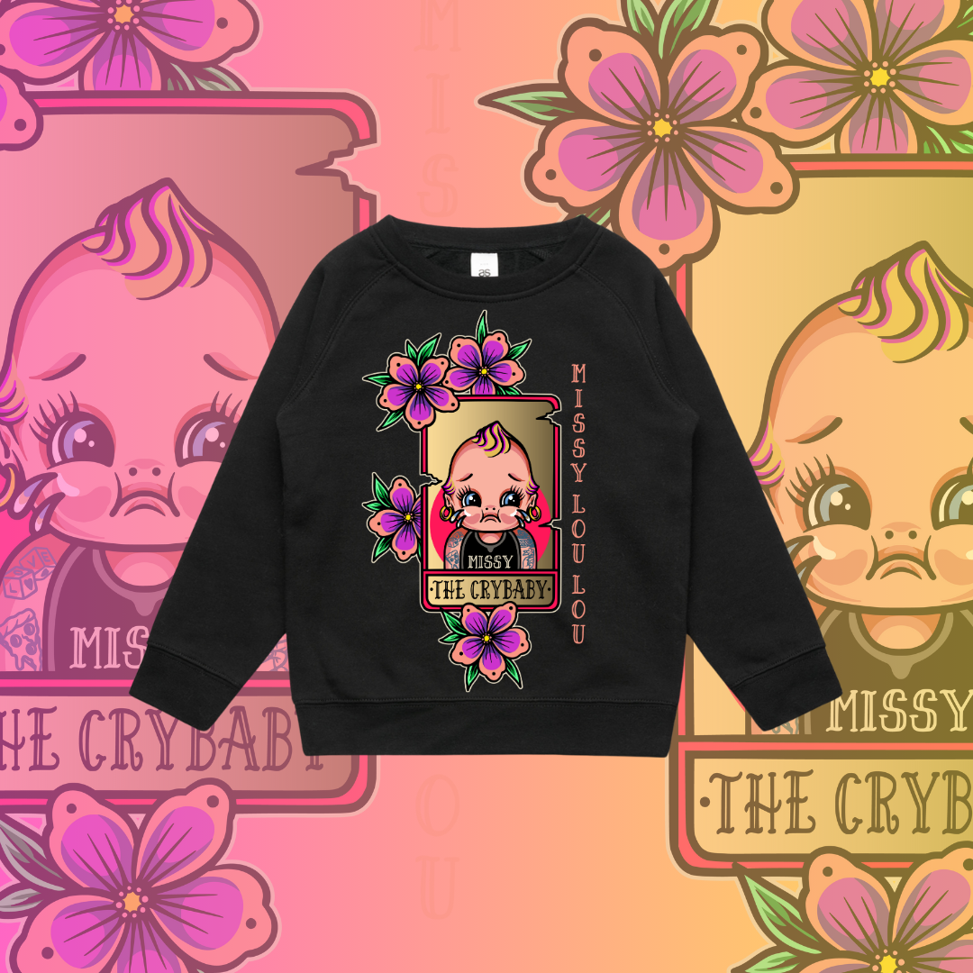 Cry Baby - Kids Crew Jumper 