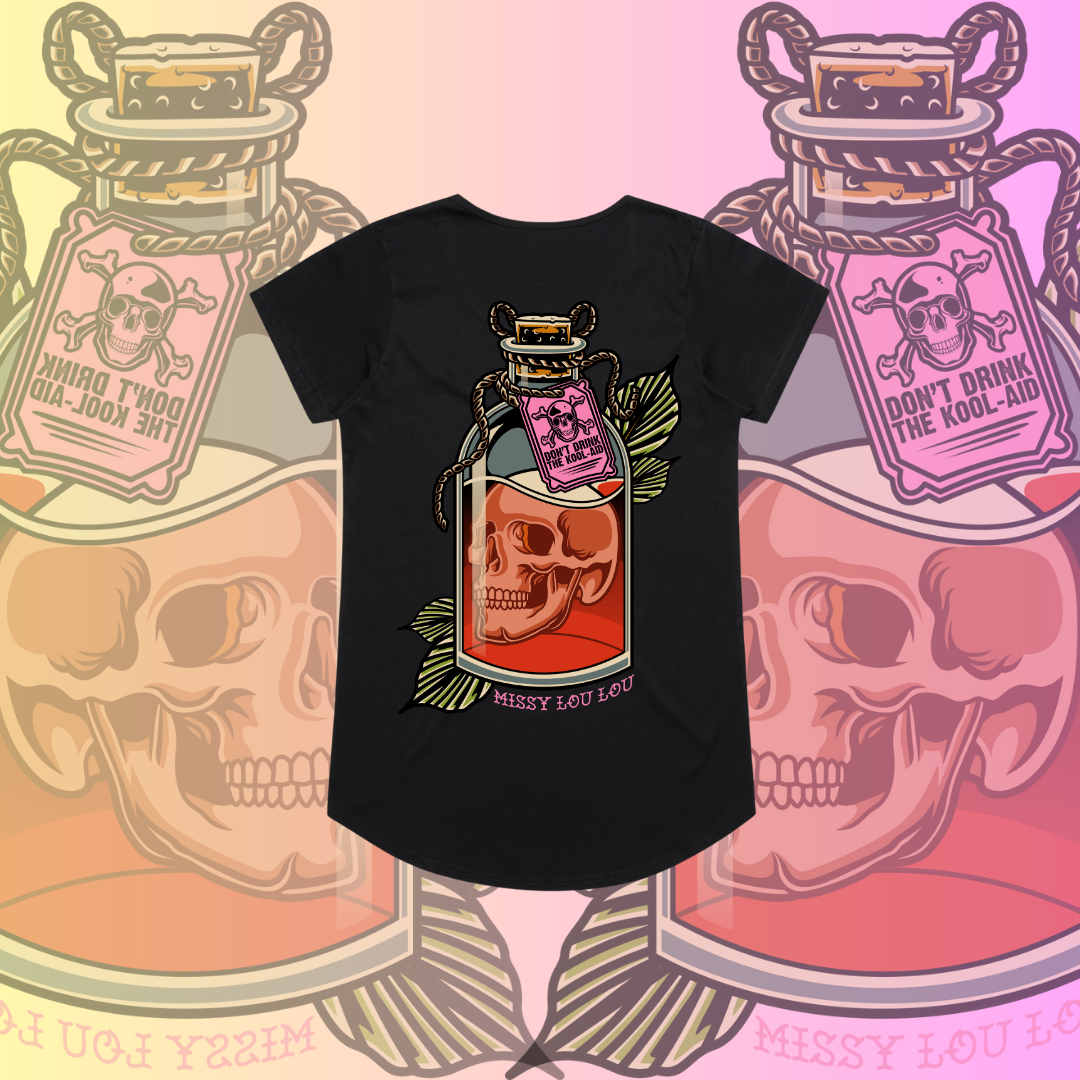 BAD DECISIONS - Drop neck tee