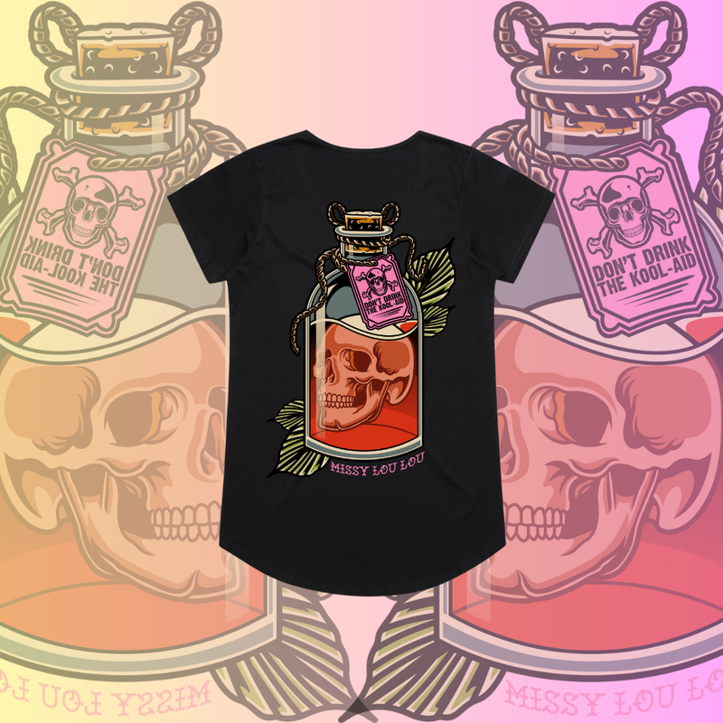 BAD DECISIONS - Drop neck tee