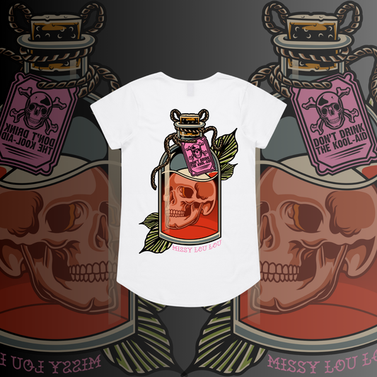 BAD DECISIONS - Drop neck tee