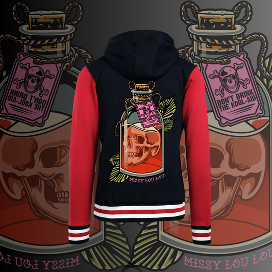 BAD DECISIONS -  Varsity Jacket with Hood