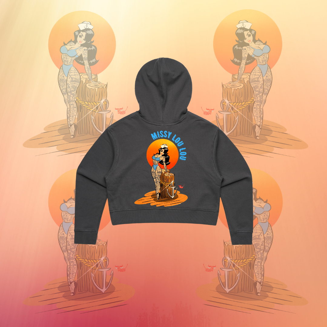 Sailor Sally - Crop Hoodie