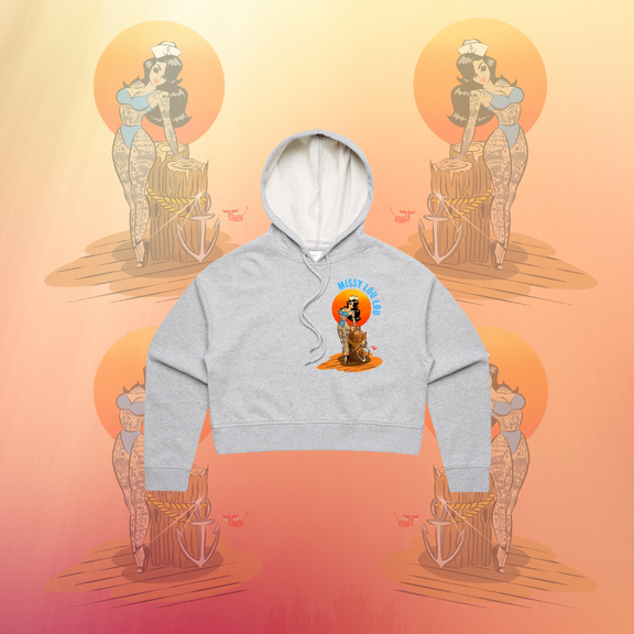 Sailor Sally - Crop Hoodie