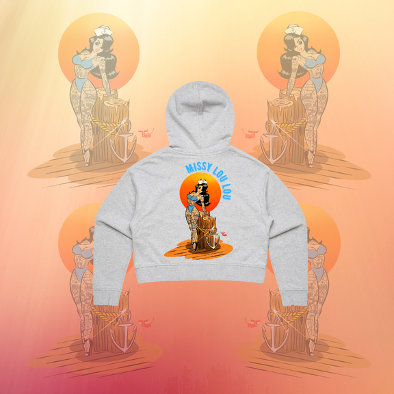 Sailor Sally - Crop Hoodie