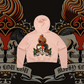 Till death do us part - Crop Hood, Pink & Black