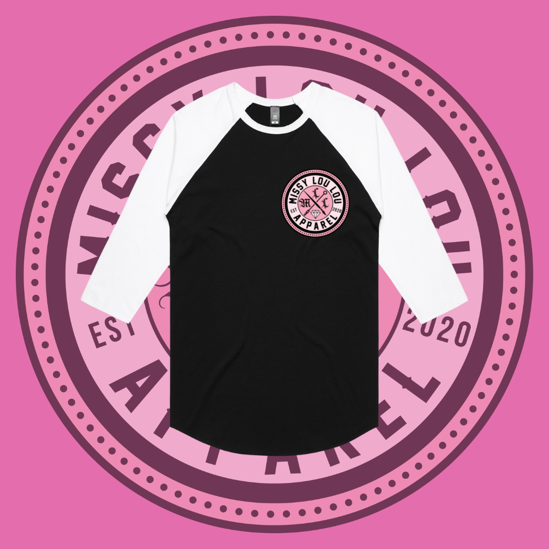 Missy Logo  - Baseball tee, Pocket Design