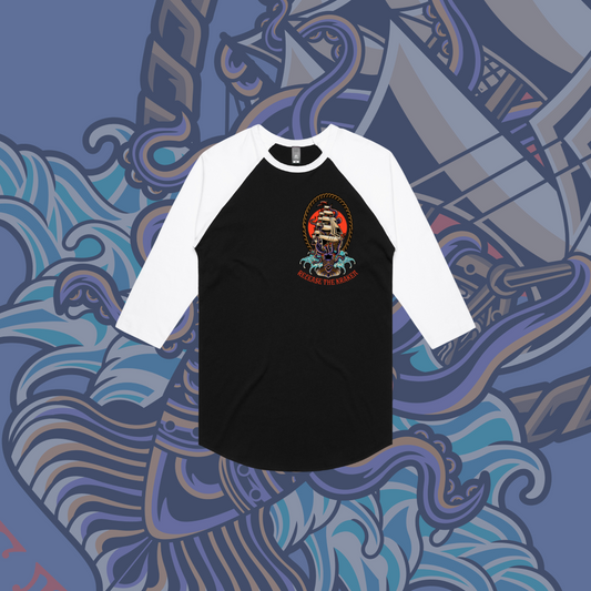 Release the Kraken- Baseball tee