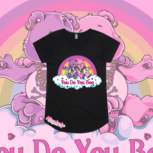You Do You Boo - Drop Neck Tee, Front Design