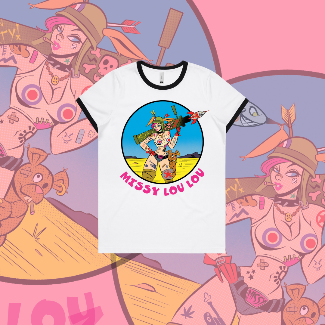 Rudy Rocket  - Ringer Tee