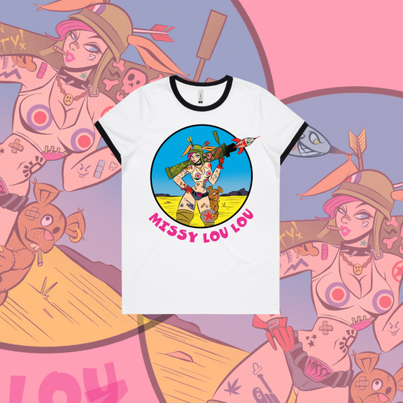 Rudy Rocket  - Ringer Tee