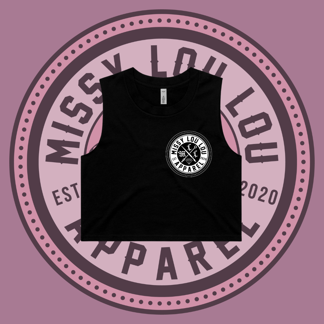Missy Logo - Crop tank- Black