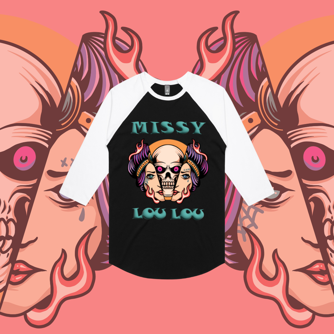 What Lies Beneath - Baseball tee - Front Design