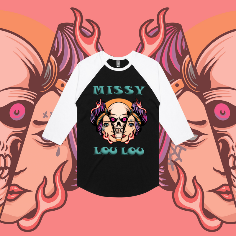 What Lies Beneath - Baseball tee - Front Design