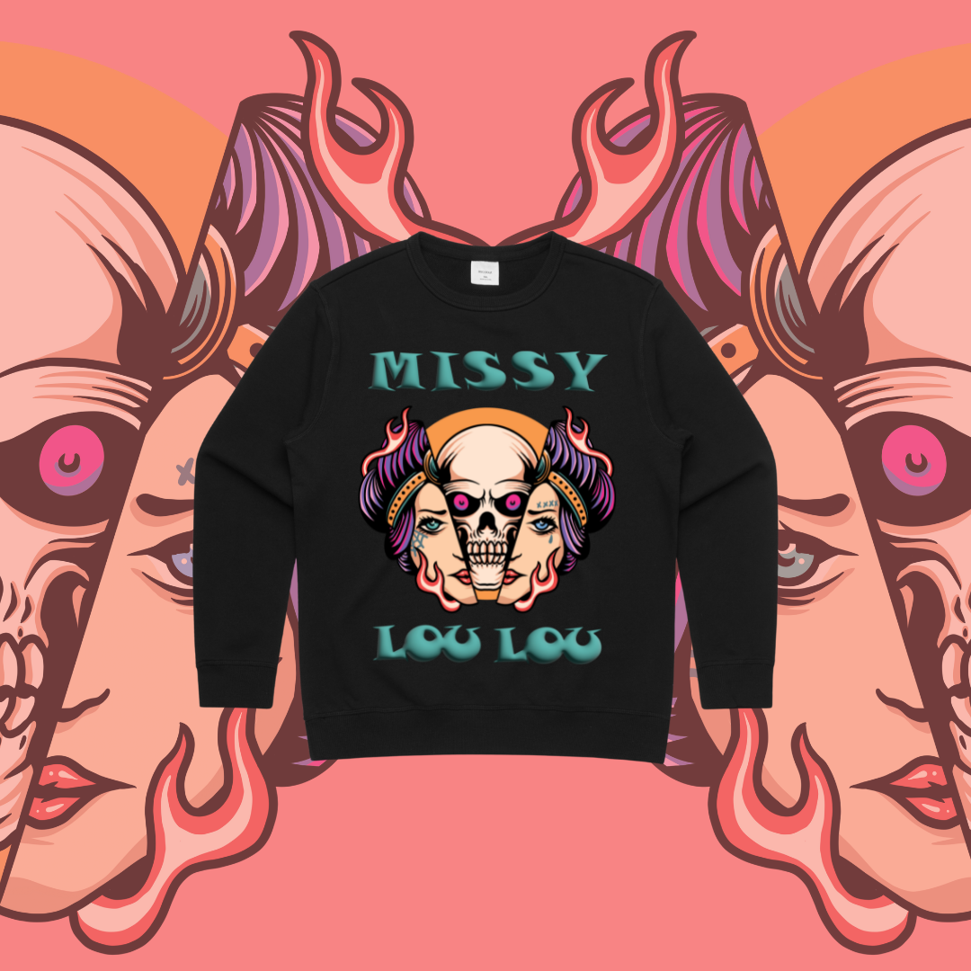 What Lies Beneath - Premium Women's Crew,Front Design