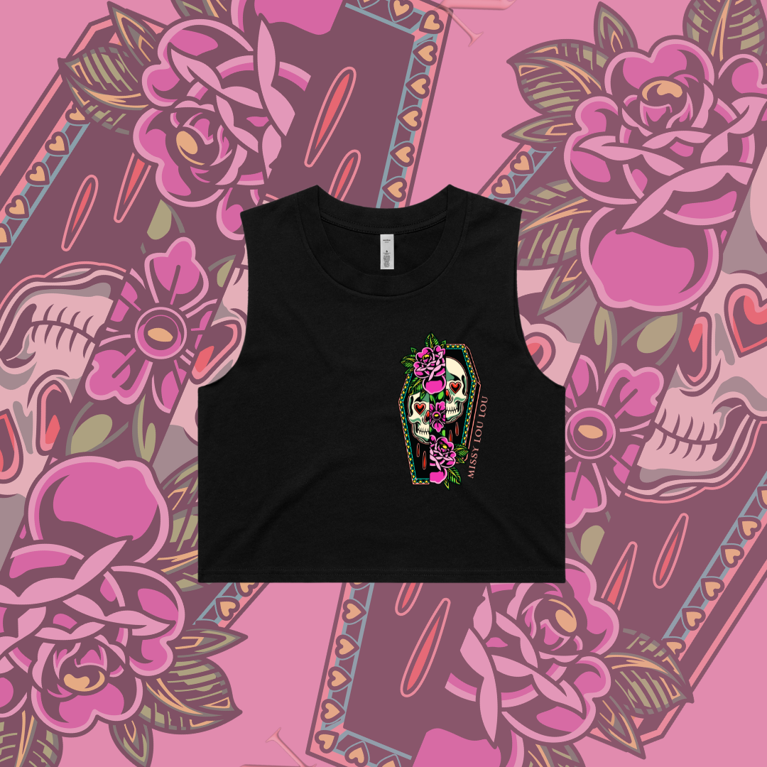 Not Today Satan - Crop Tank