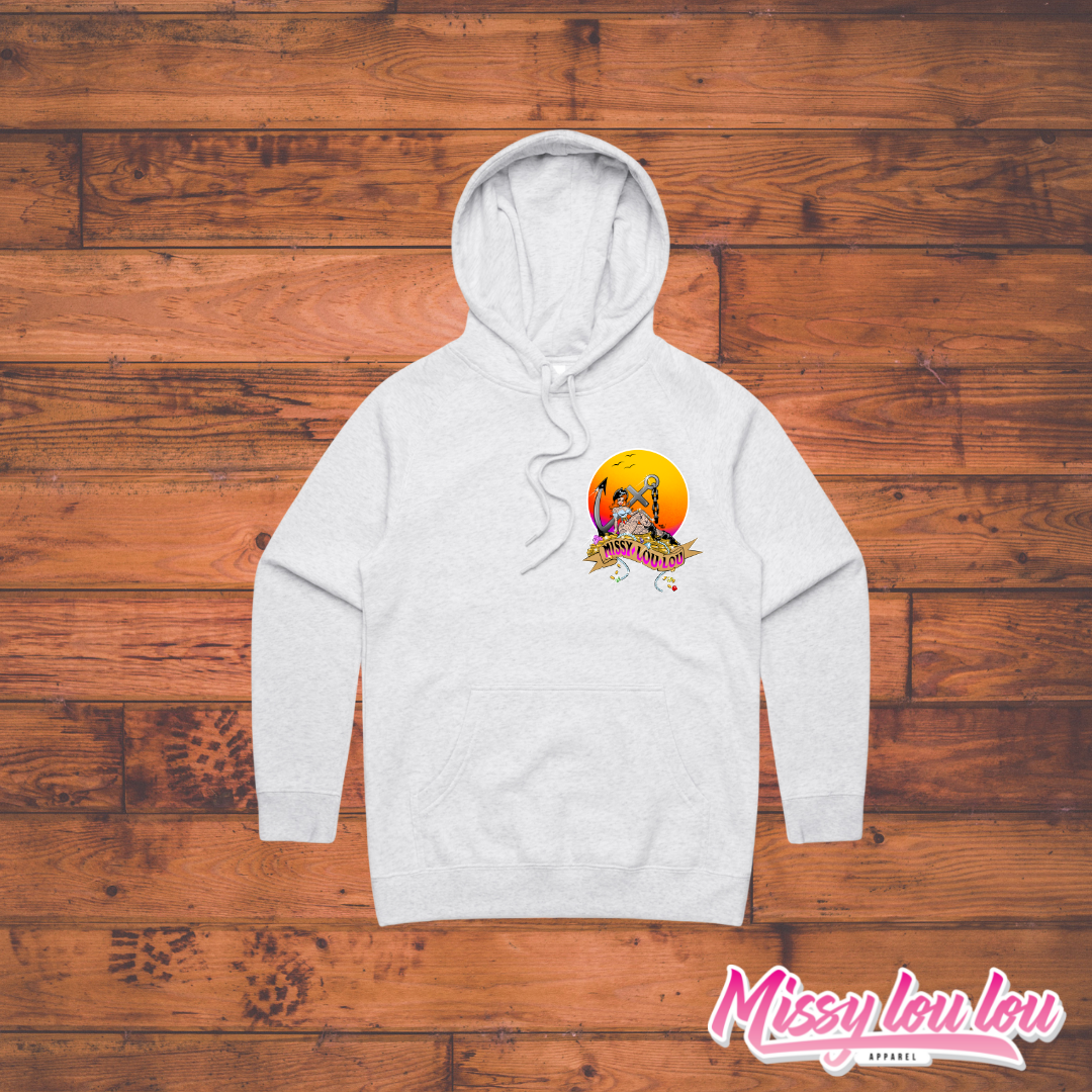 2XLARGE- Penny Parley- Premium hood, Marle Grey