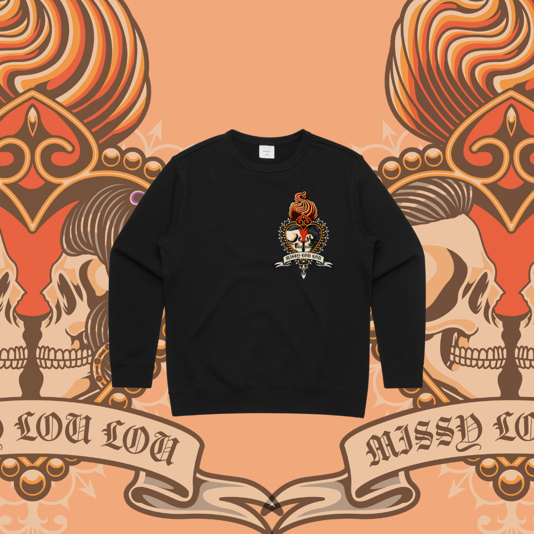 Till death do us part - Premium Women's Crew, Mauve & Black