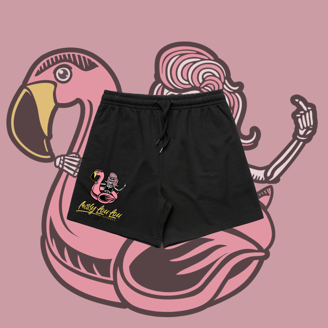 Chachi- Premium women's shorts, Black, Cream